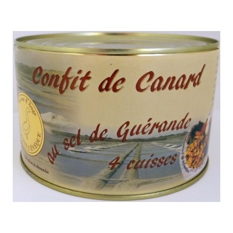 Confit de Canard 4 cuisses Saveur d'Auge