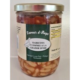 Haricots cuisinés à la graisse d'Oie Saveur d'Auge