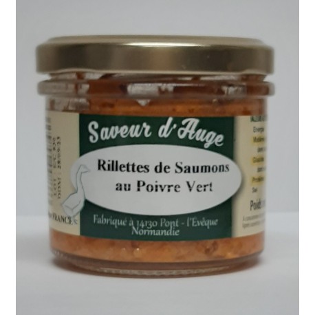 Rillettes de Saumons au Poivre Vert Saveur d'Auge