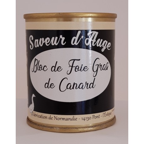Bloc de Foie Gras de Canard 130g Saveur d'Auge