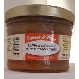 Langue de boeuf sauce charcutière 390g