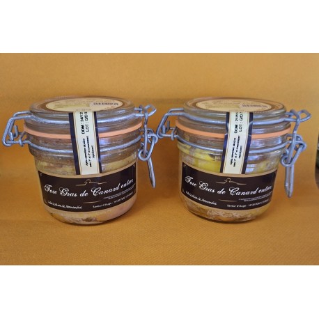 LOT DE 2 FOIE GRAS DE CANARD ENTIER 170G